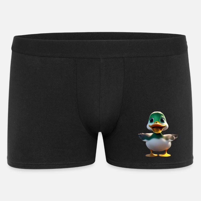 Süsses Entlein - Männer Boxer Shorts - Schwarz