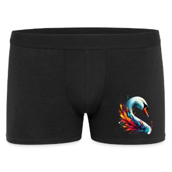 Swan - Men's Boxer Shorts - black - Front