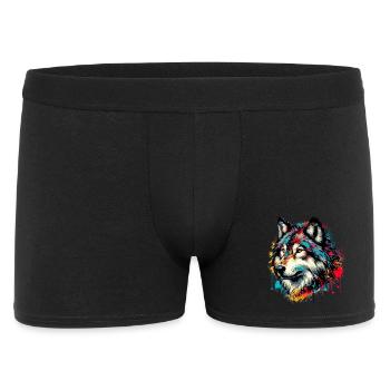 Loup - Boxer Homme - noir - Devant