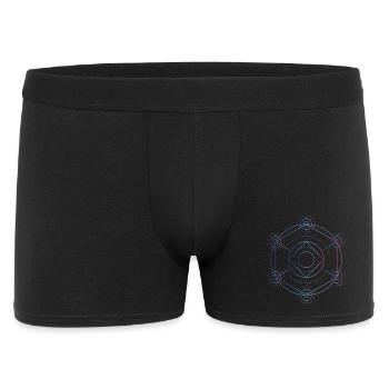 Merkaba - 7 chakras - Men's Boxer Shorts - black - Front