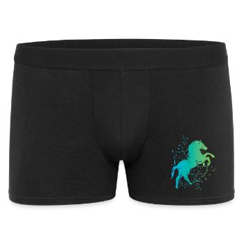 Horse illustration explosion art icon icon - Men's Boxer Shorts - black - Front