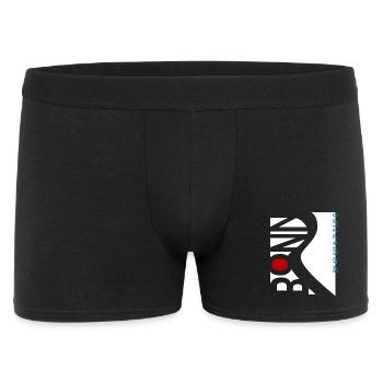 BONN - coordonnées longitude latitude - Boxer Homme - noir - Devant