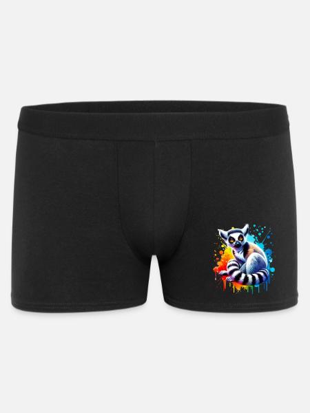 Lémurien - Boxer Homme - noir