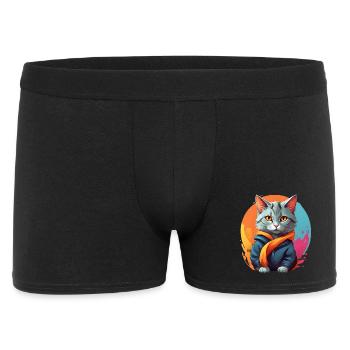 Stylish Urban Feline - Men's Boxer Shorts - black - Front