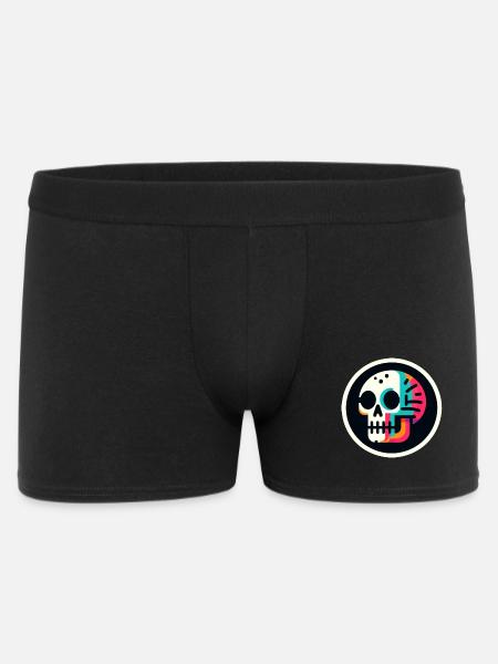 Skelett bunt - Männer Boxer Shorts - Schwarz