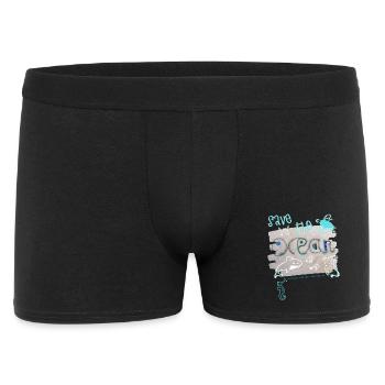 Sauvez les océans - Boxer Homme - noir - Devant