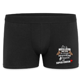 Citations Cousin Super Cousin Très Amusant - Boxer Homme - noir - Devant