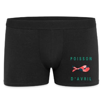 POISSON. SARDINE. POISSON D'AVRIL. MER. OCÉAN - Boxer Homme - noir - Devant