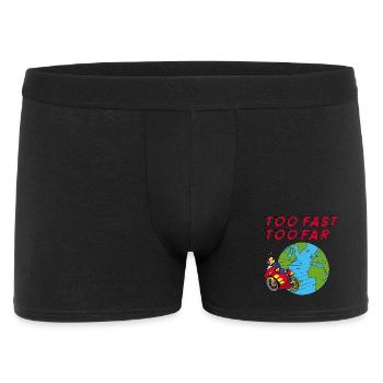 The biker - Men's Boxer Shorts - black - Front