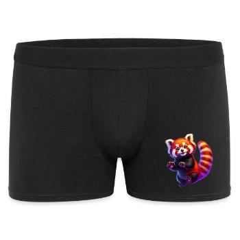 Red panda - Men's Boxer Shorts - black - Front