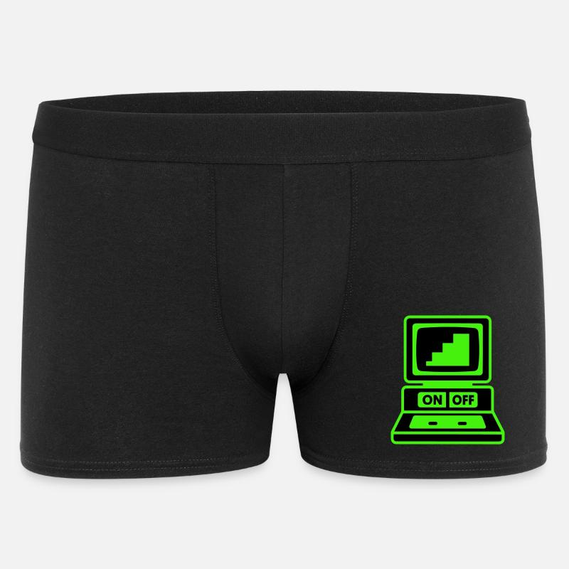 Computer Minimal Pop Art - Men's Boxer Shorts - black