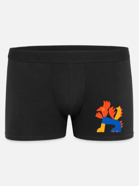 Dragon of the Son - Männer Boxer Shorts - Schwarz