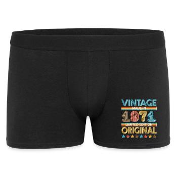 1971 - Men's Boxer Shorts - black - Front
