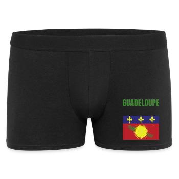 T-shirt drapeau Guadeloupe Antilles - Boxer Homme - noir - Devant