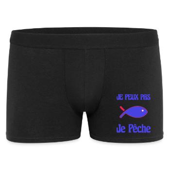 PÊCHE. RETRAITE. RETRAITE. RETRAITEE - Boxer Homme - noir - Devant