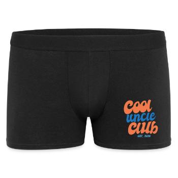 Cool Uncle Club since 2026 - Gift Idea - Men's Boxer Shorts - black - Front