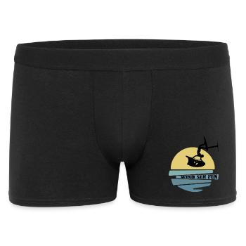 Wingfoil Coucher de soleil - Boxer Homme - noir - Devant