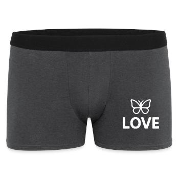 Papillon Amour Minimal - Boxer Homme - charbon - Devant