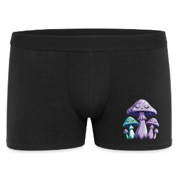 Champignons rêveurs violets - Boxer Homme - noir - Devant