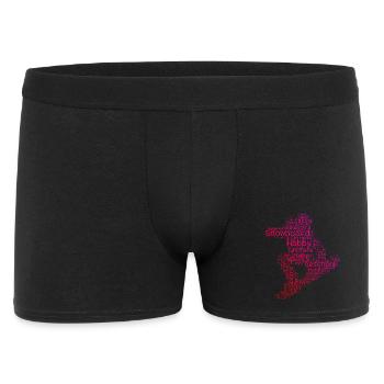 Direct Snowboard Statement - Men's Boxer Shorts - black - Front