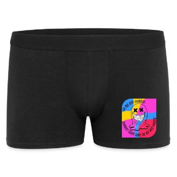 life is short. POP - Men's Boxer Shorts - black - Front