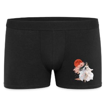 Moonlit Blossom Enchantress - Men's Boxer Shorts - black - Front