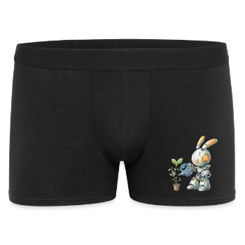 Usine d’arrosage pour lapins robots - Boxer Homme - noir - Devant