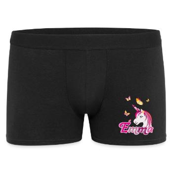 Emma, maiden name, favorite name - Men's Boxer Shorts - black - Front