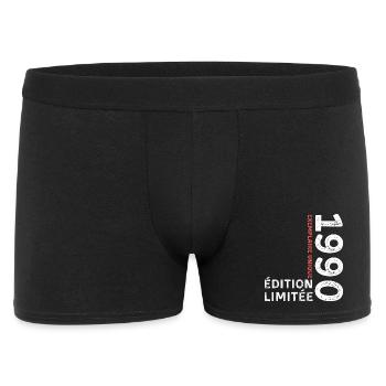 1990's vintage typographic style - Men's Boxer Shorts - black - Front