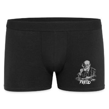 Freud Coffee Break Illustration - Men's Boxer Shorts - black - Front