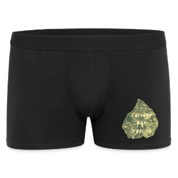 Wild by Nature - Men's Boxer Shorts - black - Front
