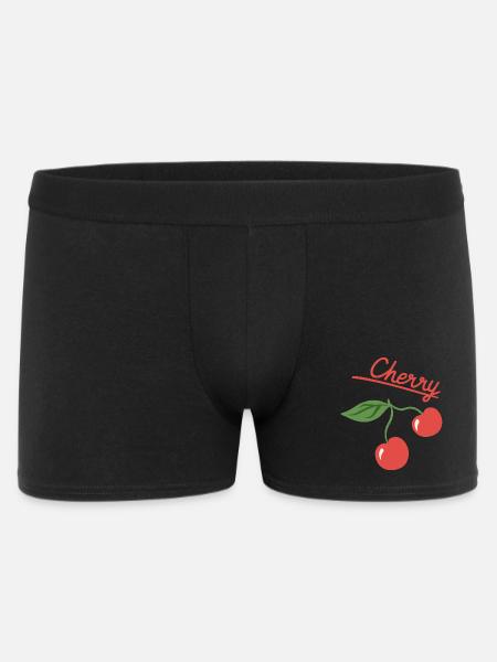 Cherry Fruit Summer Design - Men's Boxer Shorts - black