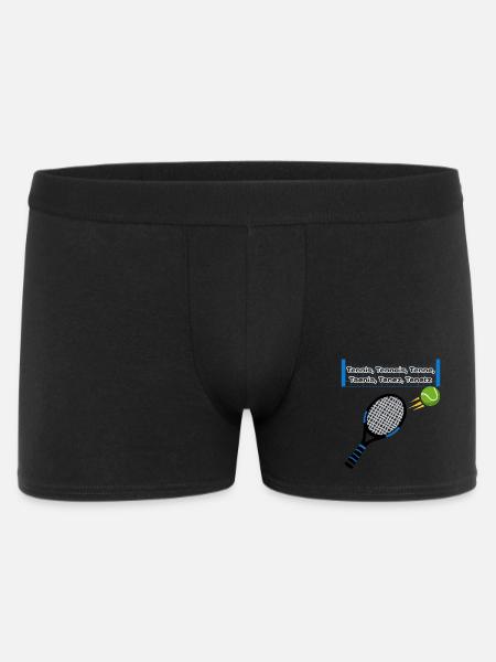 Etymologie: Tennis - Männer Boxer Shorts - Schwarz