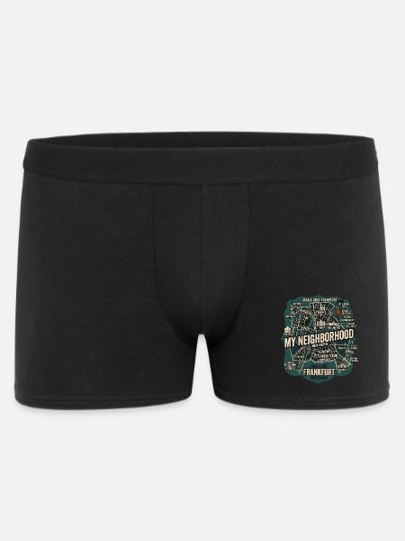 Frankfurt Liebe - Männer Boxer Shorts - Schwarz