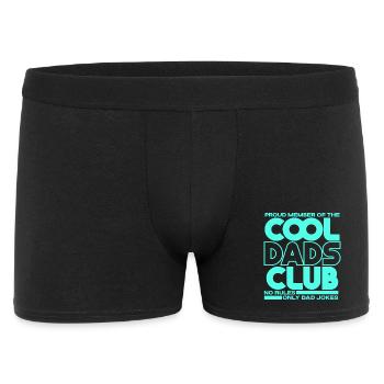 Club des papas cool - Cadeau de la fête des pères des papas - Boxer Homme - noir - Devant