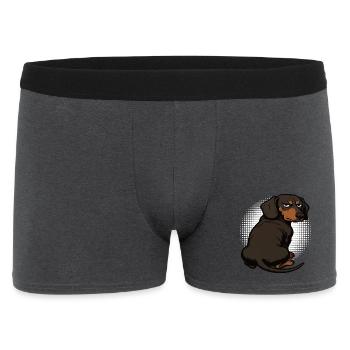 Propriétaire teckel Teckel Propriétaire teckel Propriétaire teckel Amant teckel - Boxer Homme - charbon - Devant