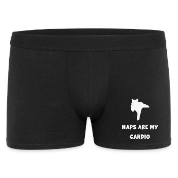 Naps Are My Cardio Cat - Men's Boxer Shorts - black - Front
