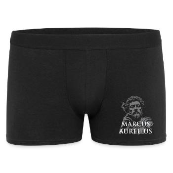 Marcus Aurelius Portrait - Men's Boxer Shorts - black - Front
