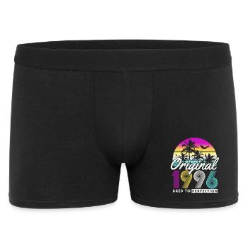 Vintage 1996 Birthday Gift 30 Years Retro - Men's Boxer Shorts - black - Front