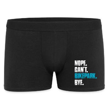 Nope can't bikepark bike mountain bike downhill - Men's Boxer Shorts - black - Front
