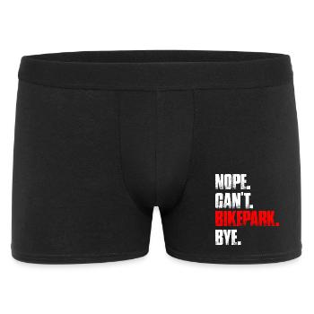 Nope can't bikepark bike mountain bike downhill - Men's Boxer Shorts - black - Front