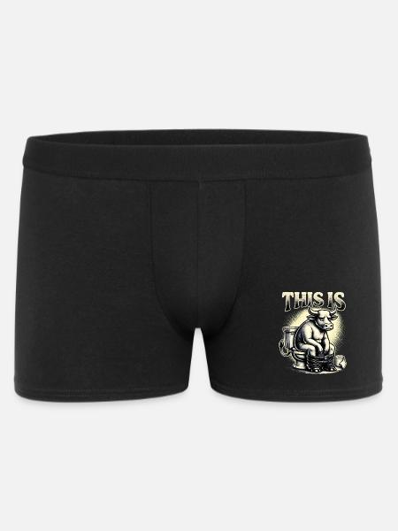 C’est de l’humour de toilettes à la connerie - Boxer Homme - noir