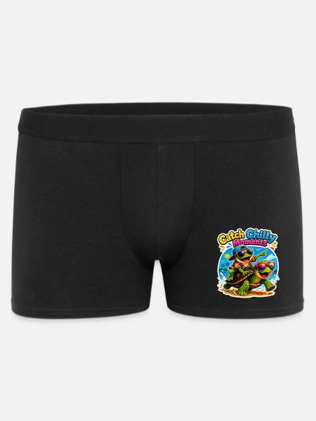 Urlaubs Vibes - Männer Boxer Shorts - Schwarz