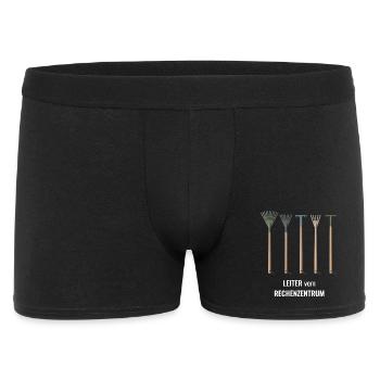 IT Support Glücksrad Service Desk IT Helpdesk Nerd - Männer Boxer Shorts - Schwarz - Vorne