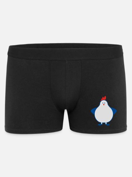 fette henne - Männer Boxer Shorts - Schwarz