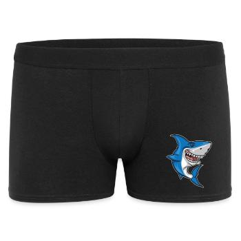 Requin - Poisson - Boxer Homme - noir - Devant