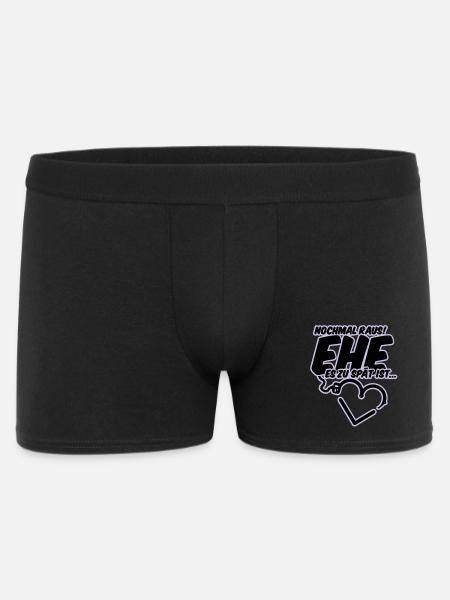 bachelor party wedding shower wedding - Men's Boxer Shorts - black