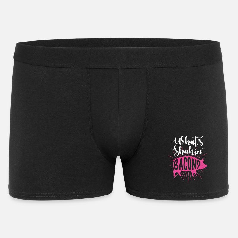 Quel est Shakin Bacon - Boxer Homme - noir
