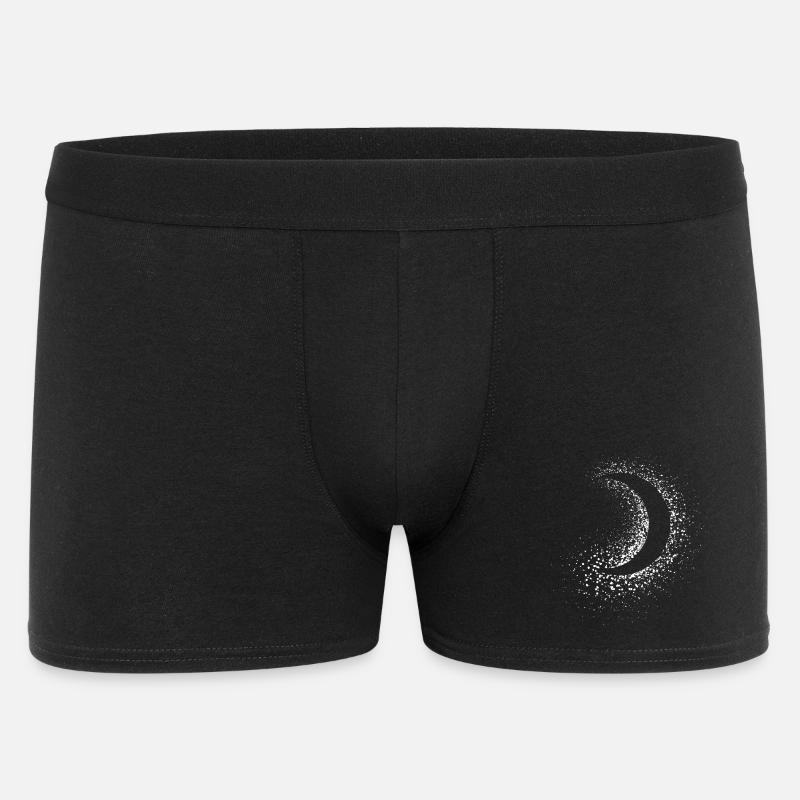 Mondlicht - Männer Boxer Shorts - Schwarz
