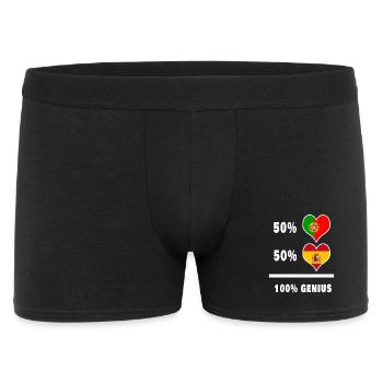 Portugal et Espagne Genial / Cadeau - Boxer Homme - noir - Devant